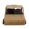 RC Car Head Assembly Plastic Realistic Khaki Remote Control Car Front Head for RC Off Road Vehicle