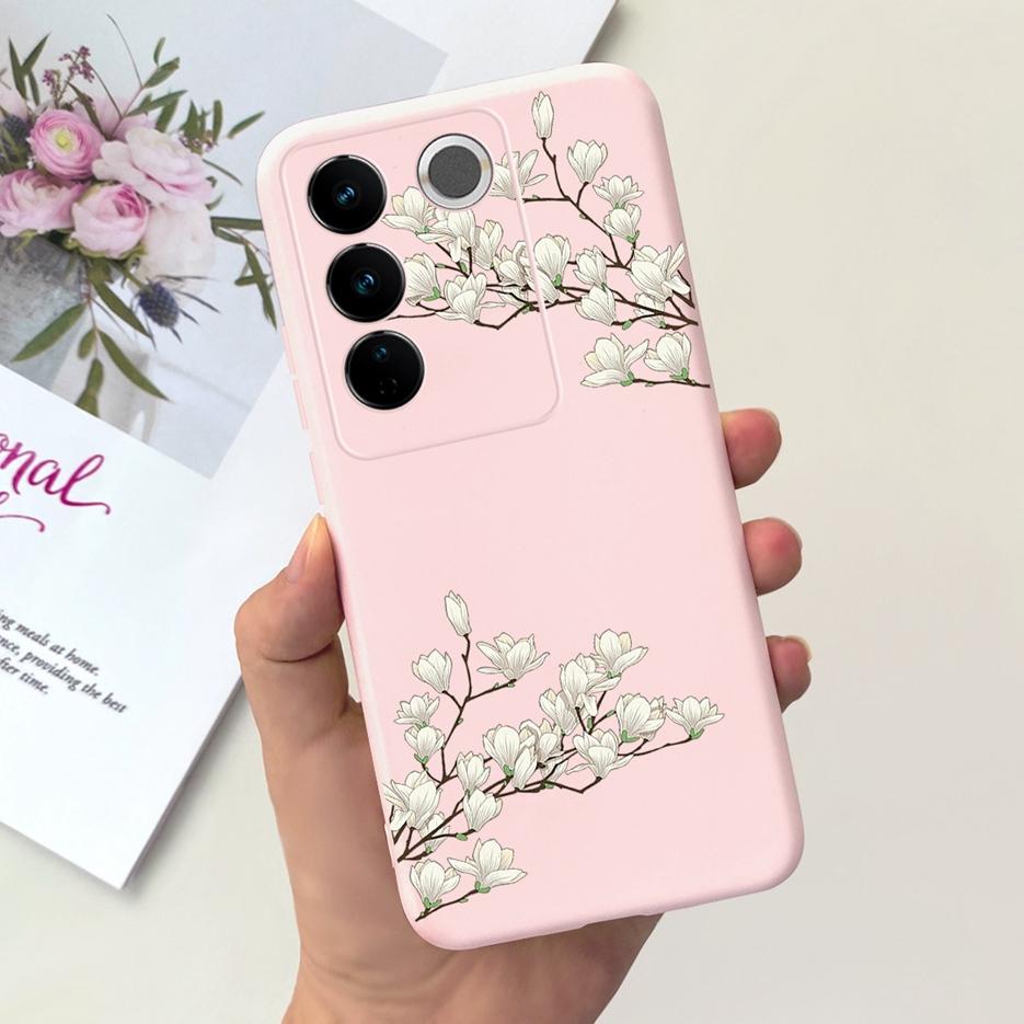 Чехол для Vivo V27 Чехол для Vivo V27e V2237 Милый Модный Расписной Чехол Мягкий Силиконовый Чехол для Телефона Для Vivo V27 Pro V 27 V27e Задняя Крышка Сумки