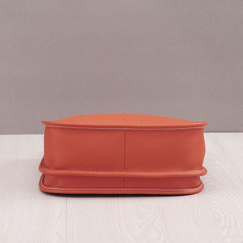 2024 Женская модная сумка через плечо из натуральной кожи Hollow Punch