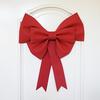 1pc 50cm/75cm Large DIY Bow Material for Christmas Tree, Wedding Party, and Outdoor Festive Decorations - Home Front Door Decor
