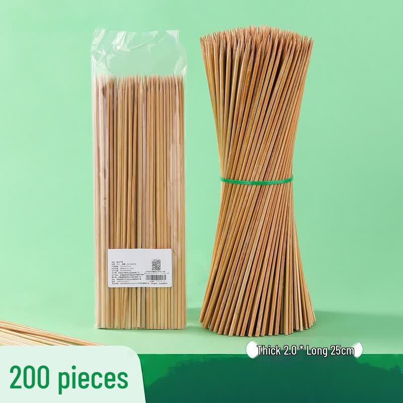 Oeny Disposable Carbonized Bamboo Skewers