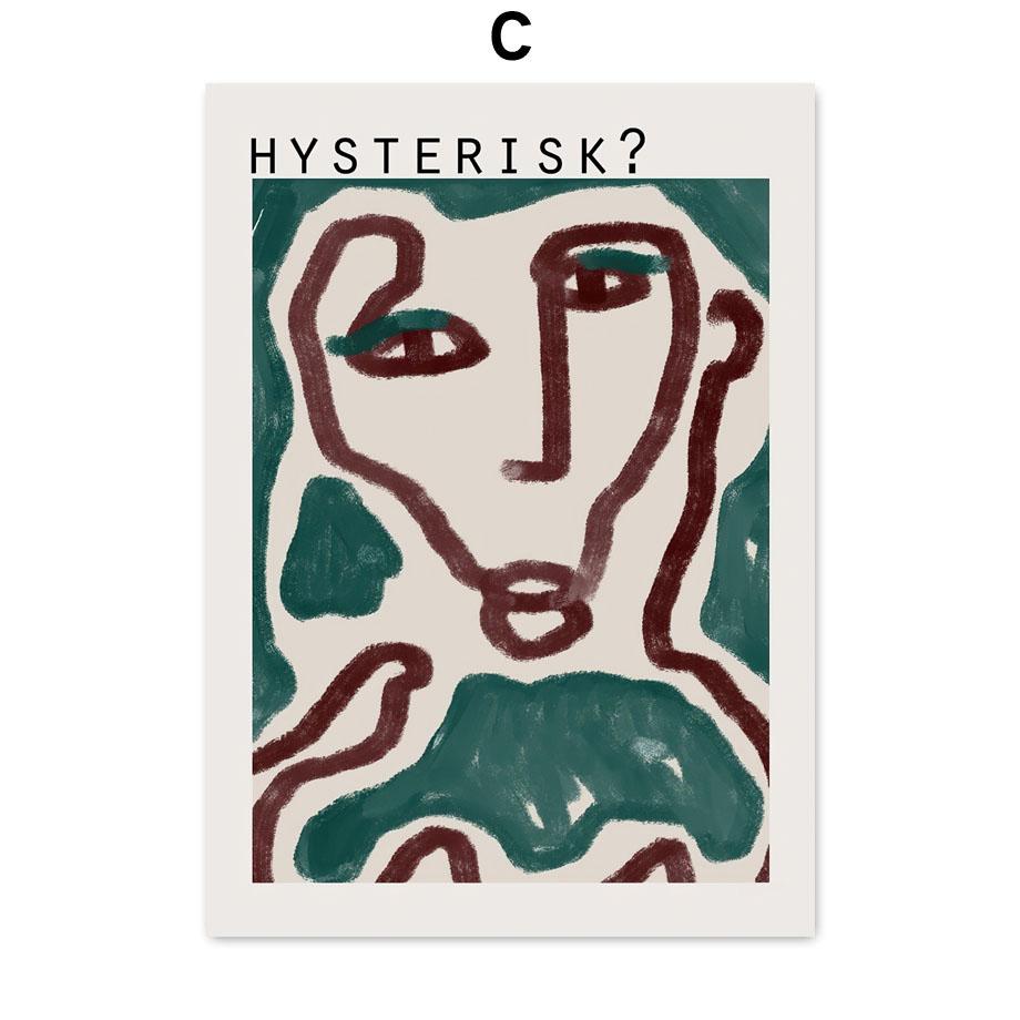 Абстрактная линия фигуры девушки, обнаженная геометрия, настенная живопись на холсте, плакаты на скандинавскую тему и принты, настенные панно для декора гостиной