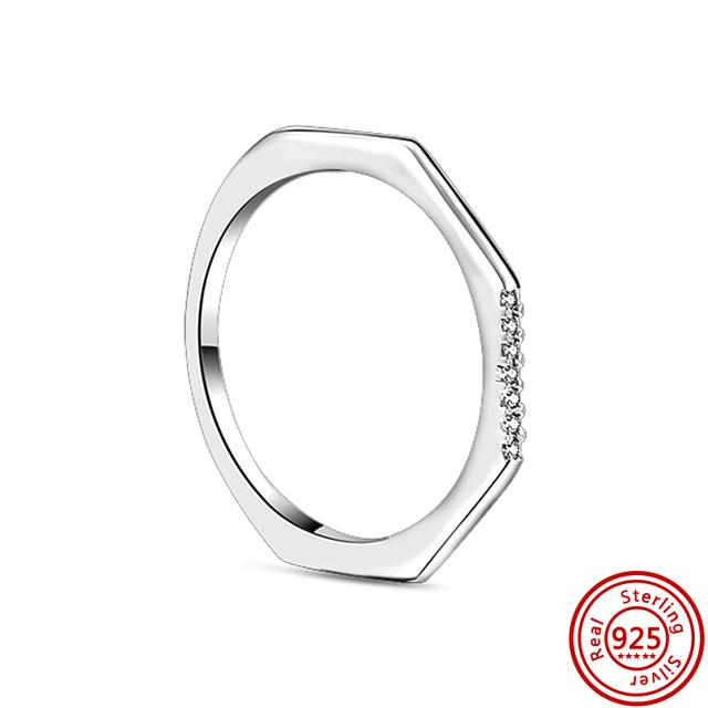 Новое весеннее кольцо с цветочным бантом и перьями, Корона клевера, сверкающее стерлинговое серебро 925 пробы, круглое кольцо, женское оригинальное европейское ювелирное украшение