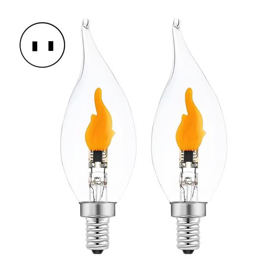 Светодиодная лампа-пламя Yousheng E27, мерцающая лампа-пламя, реалистичная лампа с эффектом огня для внутреннего и наружного Хэллоуина, рождественского украшения