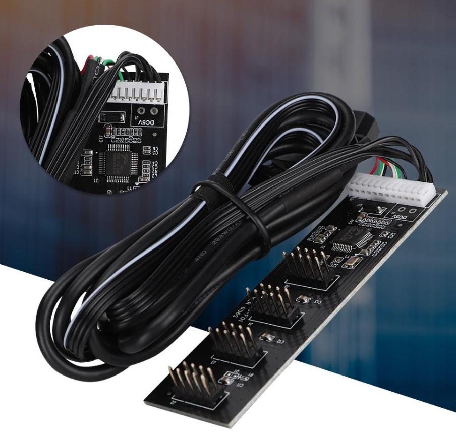 Материнский концентратор USB 2.0: Адаптер расширения 9-контактный на двойной 9-контактный