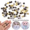 Craft Pattern Decoration Clothing Sewing Buckle DIY Doll Clothes Mini Coat Buttons Metal Buckles