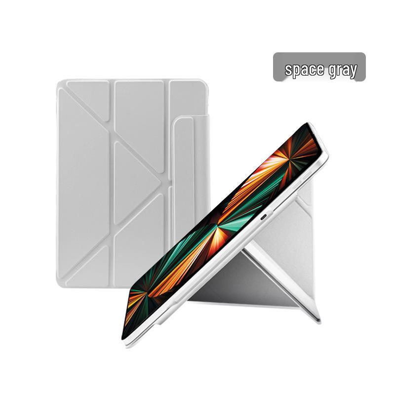Магнитный защитный чехол для iPad 2024 Pro 11 дюймов Air 4/5 с вертикальной/горизонтальной подставкой и регулируемым слотом для стилуса