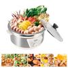 4L многофункциональный электрический хот-пот ABS жаровня бытовая кухонная утварь для приготовления пищи EU вилка 220V