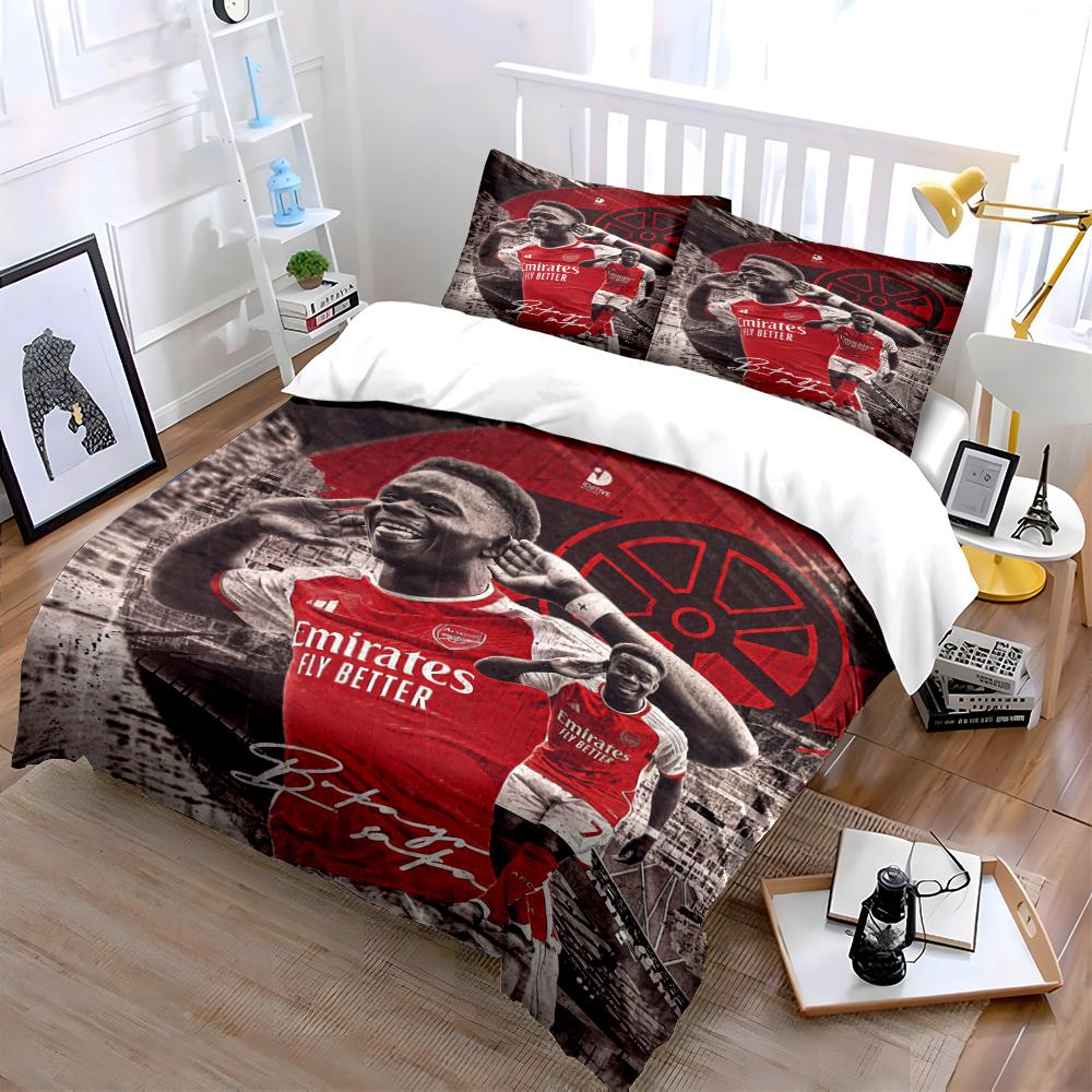 Arsenal Player Bedding Set Bedding set (1 duvet cover, 2 pillowcases, duvet not included)