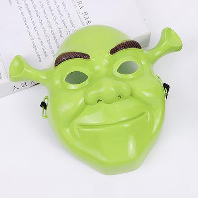 Мультяшная фигурка для вечеринок и праздников своими руками, зеленая маска Шрека из ПВХ для косплея взрослых животных для выступлений на Хэллоуин для дома