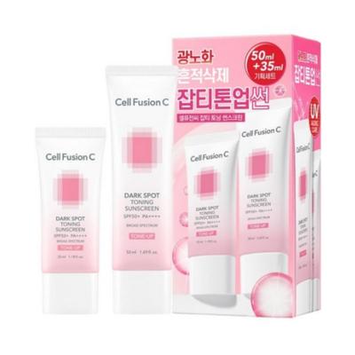 Cellfusion C Spot Toning Солнцезащитный крем — Набор 50 мл + 35 мл (SPF50 + PA ++++) — 1 комплект
