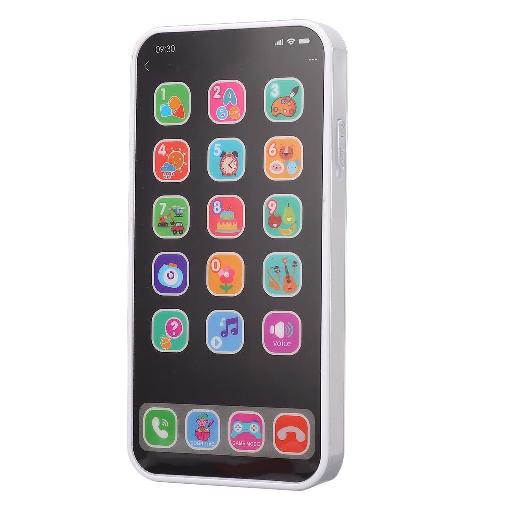 Детский Смартфон Сенсорный Мультирежимный Музыкальный Телефон Игрушка Ранняя Развивающая Обучающая Игрушка Белый