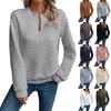 Women's Fashionable Sweatshirts Casual V Neck Pullover Tops