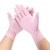 Pink Nitrile Gloves Disposable 50PCS Latex Powder Free Gloves for Women Household Cleaning Gardening Work Salon Kitchen Gloves