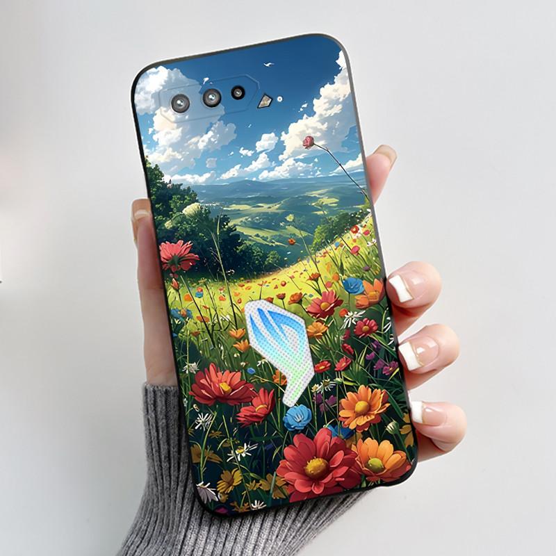 Чехол для Asus Rog Phone 5 Rog 5s ZS673KS ZS676KS Чехол Роскошный Дракон Милый Крутой Для Мальчиков Девочек Мягкий Черный Матовый Силиконовый Задний Чехол