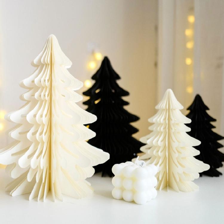 Elegant Paper Crafts for Festive Decorating Christmas Home Desk Ornamant