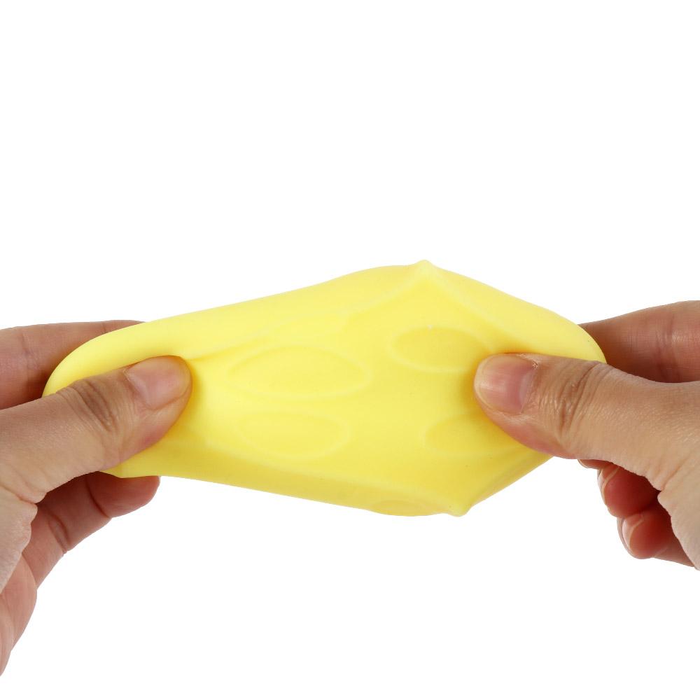 Sensory Toys Slow Rebound Stress Relief Toys Flexible Material Cheese Squeeze Toy Vent Toys Party