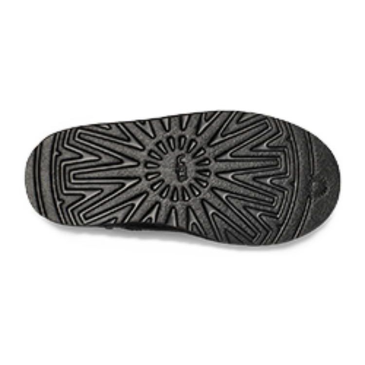 UGG Round Toe Comfortable Low Top Boots Kids Boots Black 1118890T-BLK