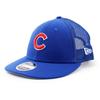 [New Era] Mesh Cap LP9FIFTY Chicago Cubs MLB TRUCKER MESH CAP BLUE CHICAGO CUBS LOW PROFILE Snapback SNAPBACK Hat 950 [Used]