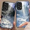 Белая бабочка для Samsung Galaxy S10 20 Plus 21 FE 22 23 24 FE 25 Ultra Черный чехол для телефона из закаленного стекла Жесткий чехол