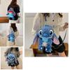 Lilo Stitch Soft Plush Crossbody Bag With Inner Pocket For Kids And Teens