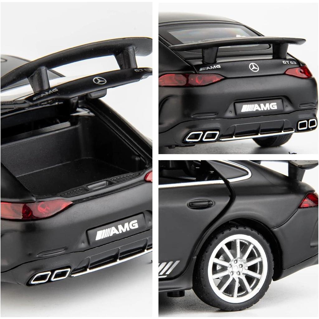 1/32 Benz AMG GT63 Модель автомобиля Литой игрушечный автомобиль с откидным механизмом, звуком и светом, дверь может открываться, игрушечный автомобиль для детей, подарок