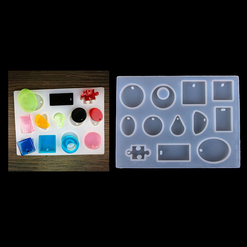 Diy Silicone Mold Resin Jewelry Making Mould Epoxy Pendant Craft Mould