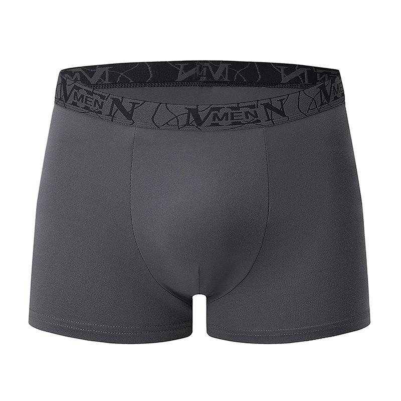 Men's Casual Boxer Briefs Fashion Sports Underwear Breathable Cotton Trunks for Teens Multi-Pack