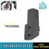 For CFMOTO 450MT Left&Right Decorative Panel CF Moto 450 MT Front Wheel Fender Decoration Plate Motorcycle Original Parts