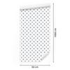 White and light gray dots wallpaper, subtle detail 50x1000