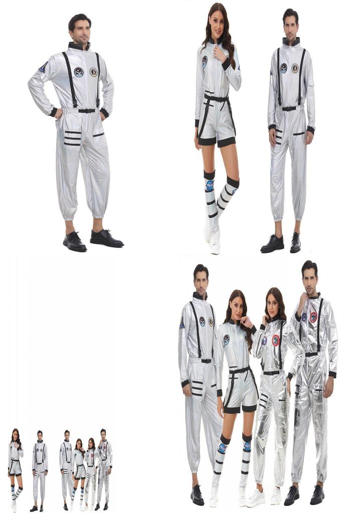 Versatile Couples Halloween Costume Featuring Unique Space Suit Design For Men And Women Of All Sizes