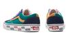 Vans Стиль 36 Красный/Синий/Зеленый VN0A54F66T6