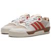 Adidas Originals Rivalry Non-Slip Shock Absorbing Durable Low-Top Skate Shoes Unisex Sneakers White Red Brown IE7772