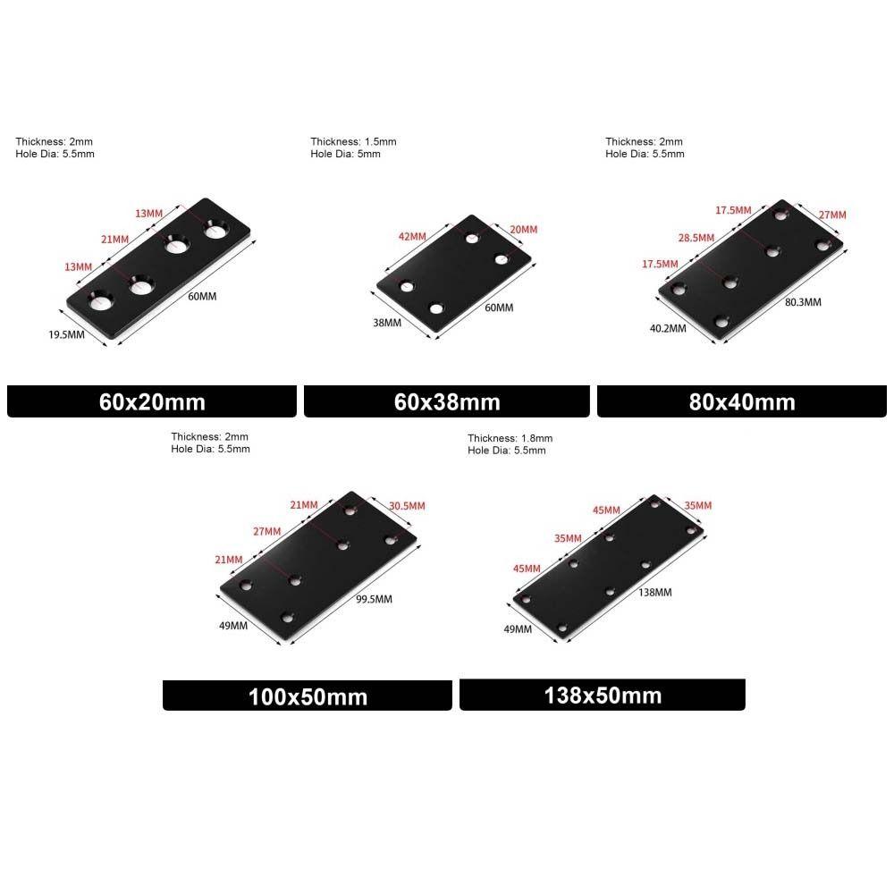 1Pcs Stainless Steel Angle Bracket 90 Degree Mending Plate Durable Corner Stand  Furniture Hardware