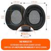 WC FreeZe Nova Pro Wireless - Wicked Cushions от Steelseries Arctis Hybrid Fabric Cooling Gel Сменные амбушюры для улучшения прочности, толщины,
