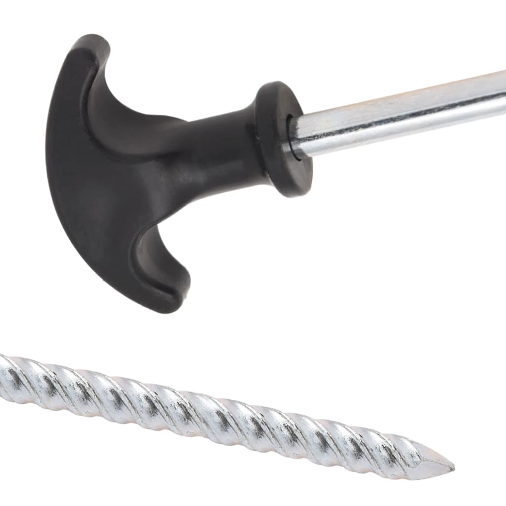 Tent Pegs 24 pcs 30 cm Ø7 mm Galvanized Steel
