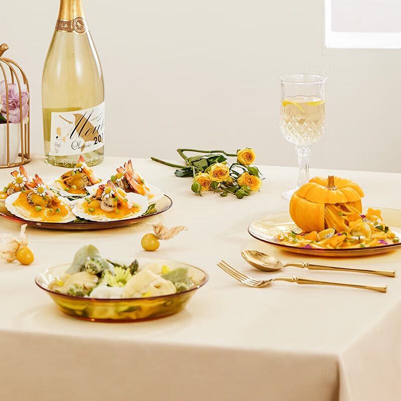 Набор посуды Corning VISIONS Amber Crystalline из 8 предметов