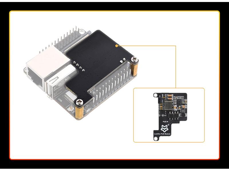 Микрофон Luckfox Pico Ultra, аудиомодуль WiFi6 PoE RV1106 с 8 ГБ eMMC.
