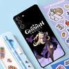 Anime Genshin Impact Fischl Case For Samsung Galaxy S23 S22 Ultra S21 Plus S8 S9 S10 Note 10 20 Ultra S20 FE S21 FE Cover