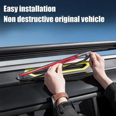 Для Cherry Jetour Traveller 2025 2025 Jetour T2 карбоновый стиль багажник на крышу декоративная полоса пластины крышка