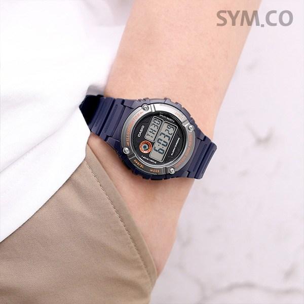 Casio Круглые светодиодные спортивные мужские часы с будильником