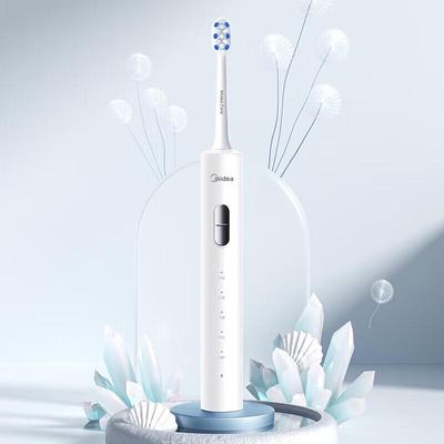 Электрическая зубная щетка Midea S1P Sonic (Полярно-белый) с 6 насадками-щетками вилка CN (адаптер в комплекте)