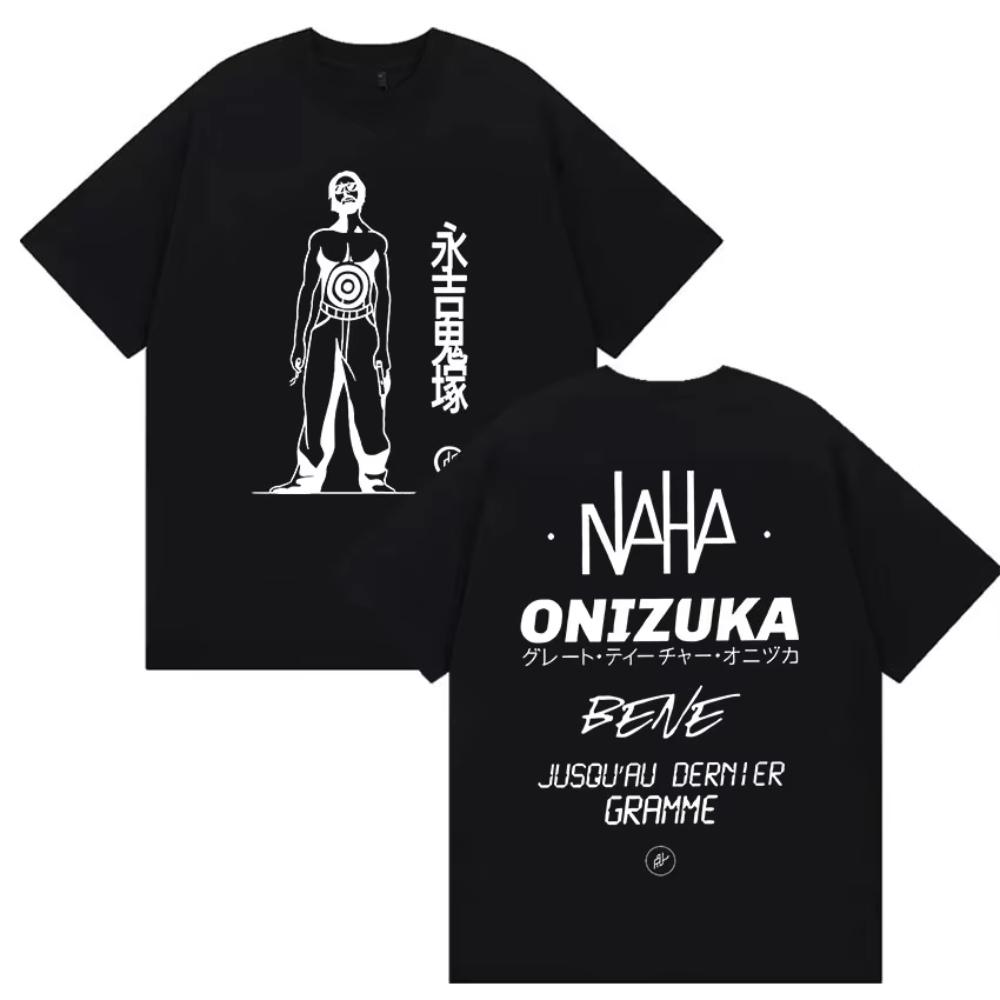 Le Monde Chico French Rap PNL Onizuka Album Print T Shirts Men Women Harajuku Fashion Retro Oversized Cotton Tshirts Streetwear
