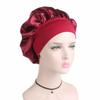 Soft Silk Hair Bonnet With Wide Band Comfortable Night Sleep Hat Hair Loss Cap