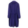 CELINE French Angora Cashmere Blend Old Ulster coat 38 purple Women Used