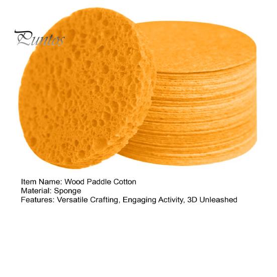 10 шт. Деревянная лопатка из хлопка 3D Art Foam Paper Crafts School Projects DIY Простая в использовании интерактивная пенная бумага