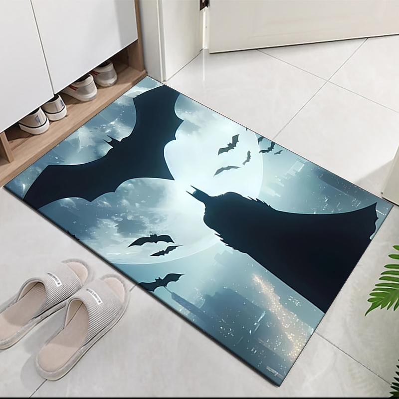 Batman Printed Carpet, for Office Chair Living Room Bedroom Kitchen Room Decor Gifts.