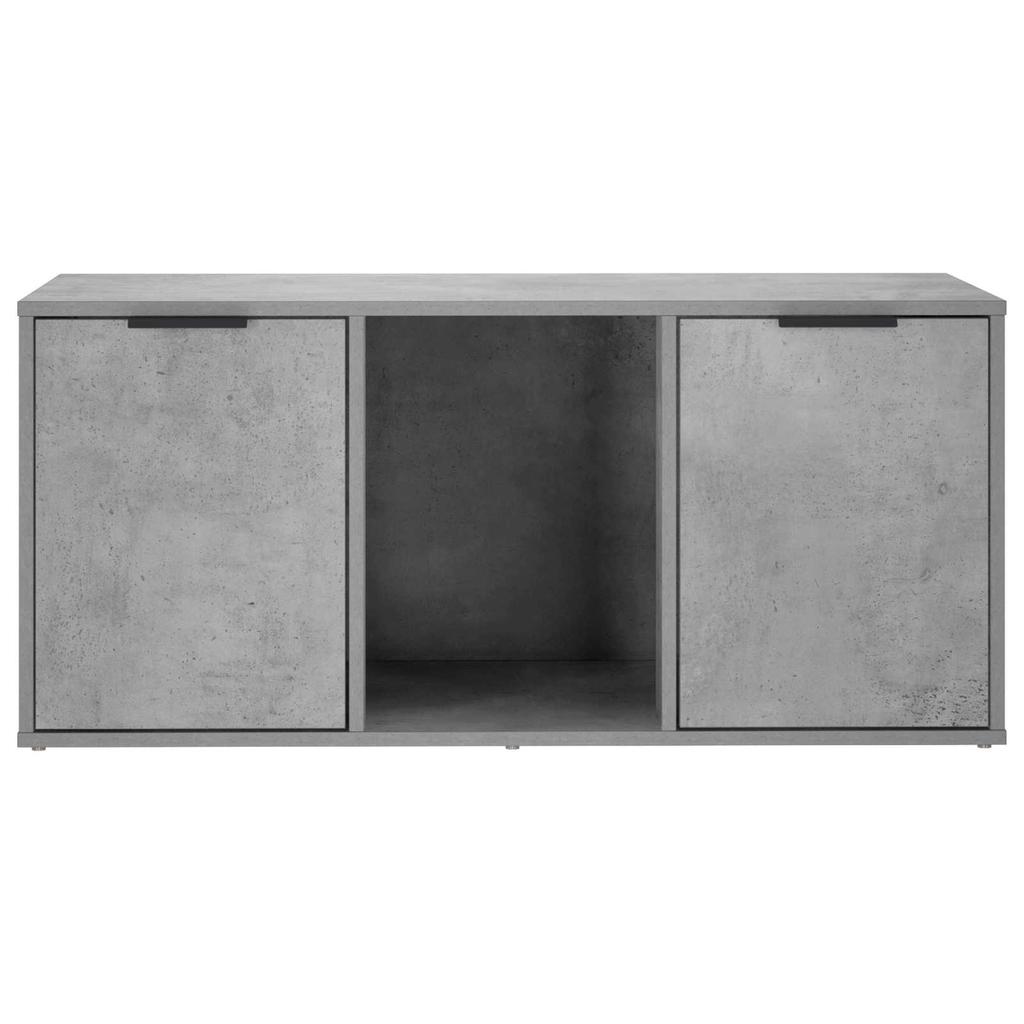 Cat Litter Box Furniture Concrete Grey 100 x 49 x 45 cm Engineered Wood
