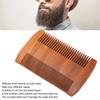 Расческа от вшей Австралийский палисандр Двусторонняя Расческа для бороды Портативная Расческа с мелкими зубьями Решетчатая расческа