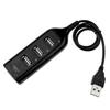 4-портовый USB 5 Мбит/с 1.1 высокоскоростной мини-концентратор с рисунком 2.0 адаптер расширитель компьютерный разветвитель